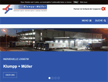 Tablet Screenshot of klumpp.com